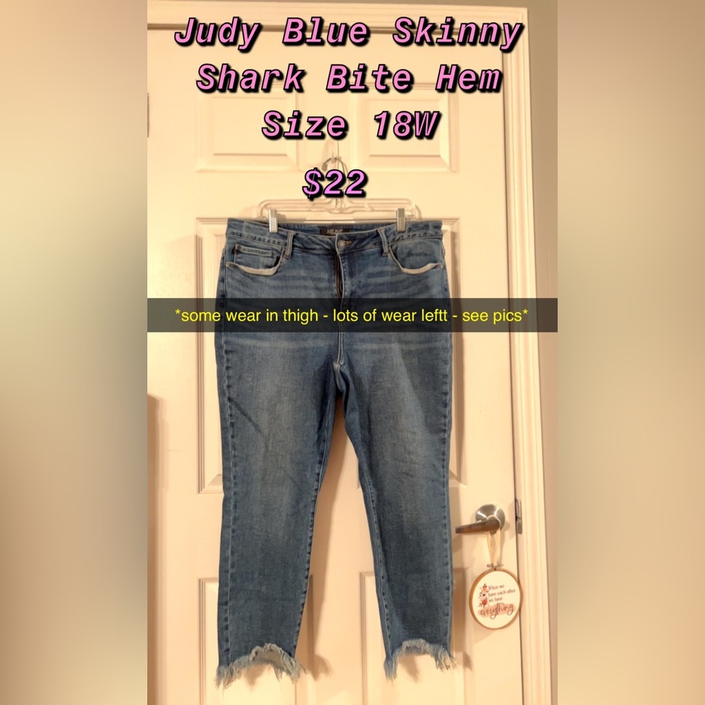 Judy Blue Shark Bite Skinny Jeans